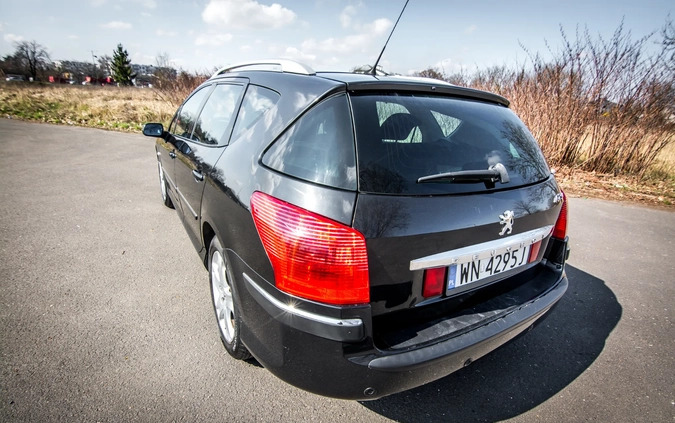 Peugeot 407 cena 8100 przebieg: 238750, rok produkcji 2004 z Warszawa małe 121